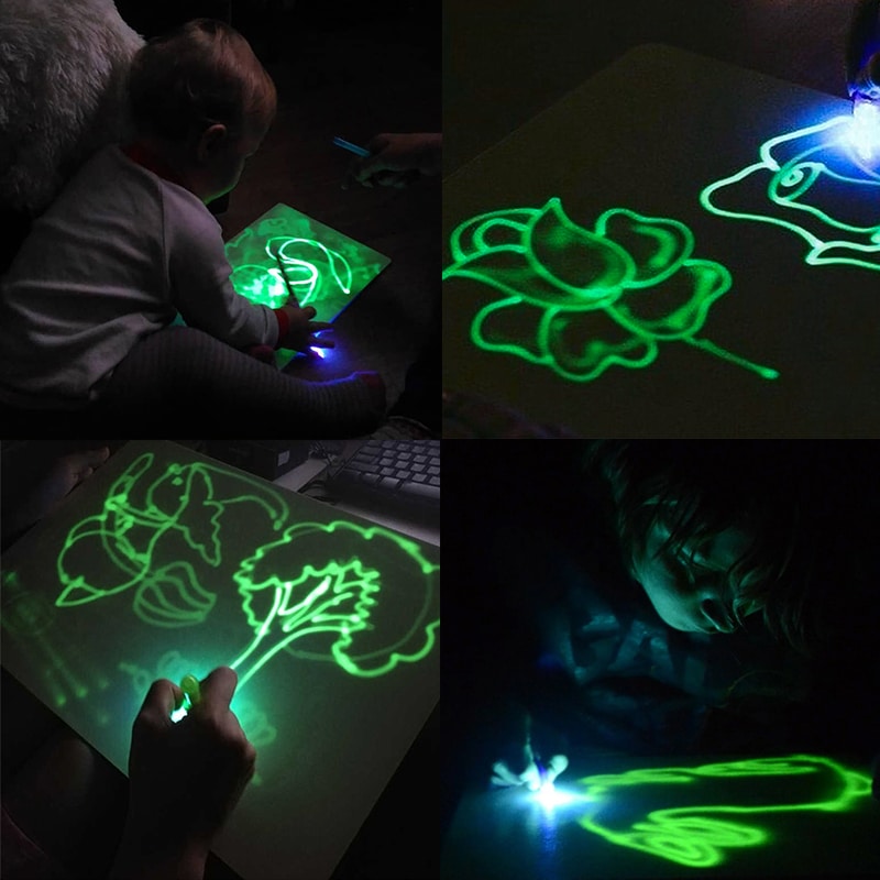Glow Pad - Magická světelná kreslící tabulka