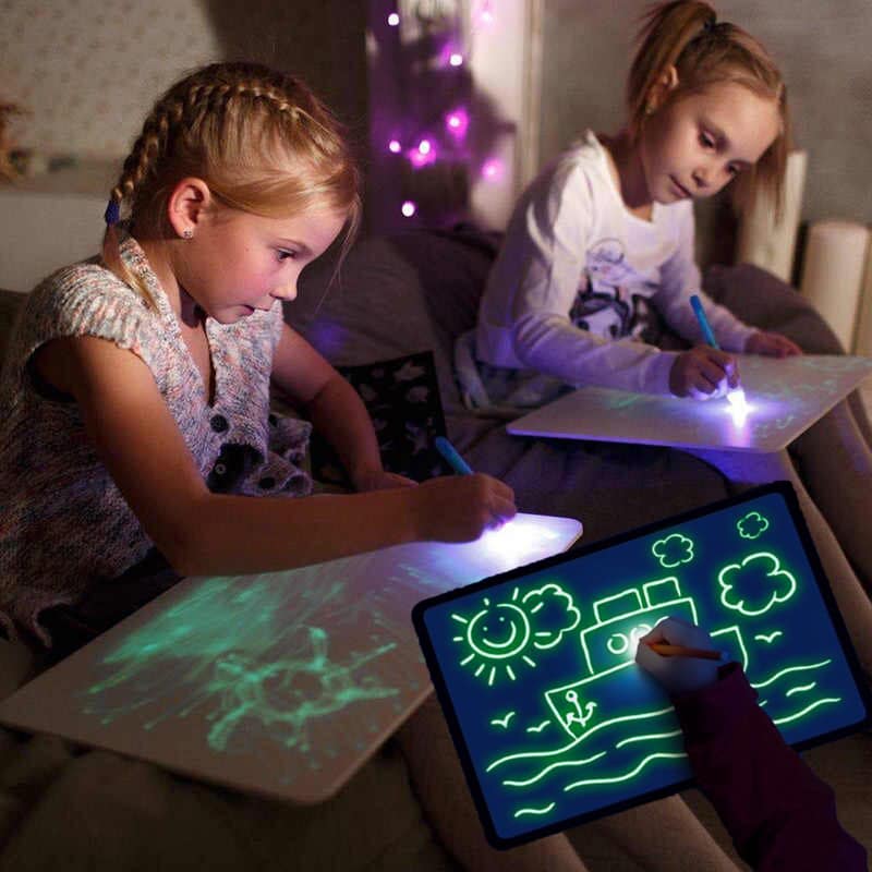 Glow Pad - Magická světelná kreslící tabulka